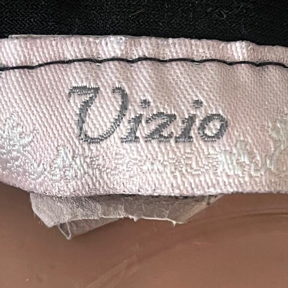 Vintage Y2K Black Handkerchief Skirt Size L Sheer Panels Rhinestone Goth USA - Picture 6 of 7